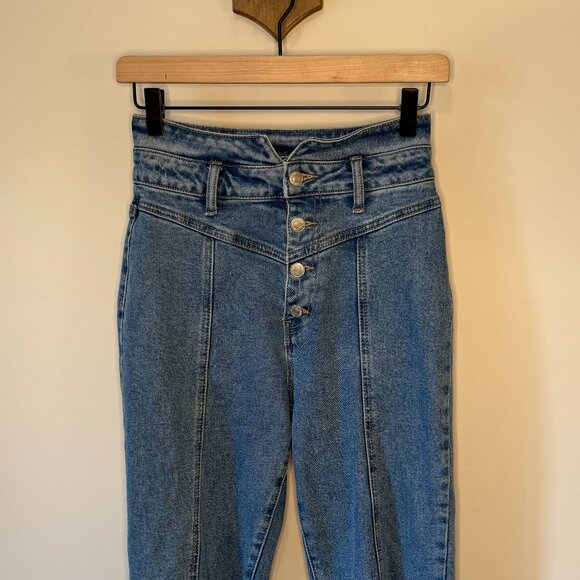 Forever 21 High Rise Vintage-Inspired Jeans - Picture 1 of 3